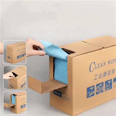 Tessuto non tessuto senza polvere panno per pulizia super assorbenza